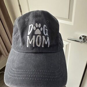 Charcoal 'Dog Mom' Cap